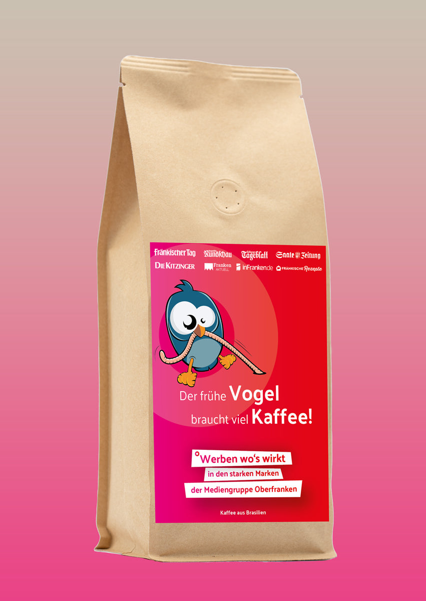 Dein eigenes Design auf unserem Kaffee / ab 100 Stk.