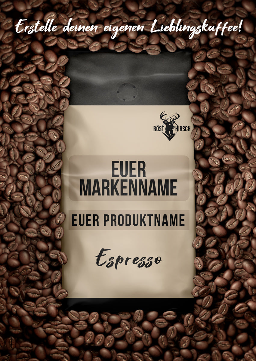 Dein eigenes Design auf unserem Kaffee / ab 100 Stk.