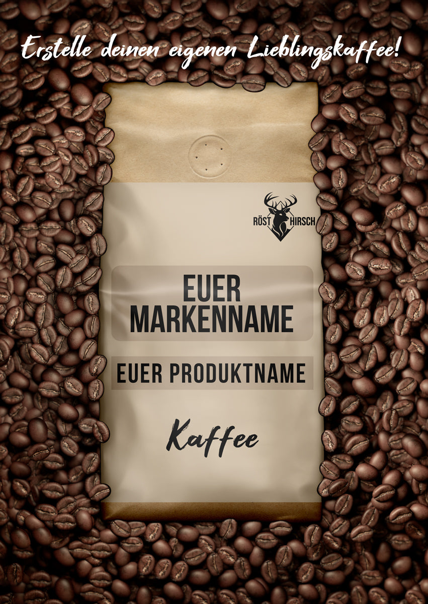 Dein eigenes Design auf unserem Kaffee / ab 100 Stk.